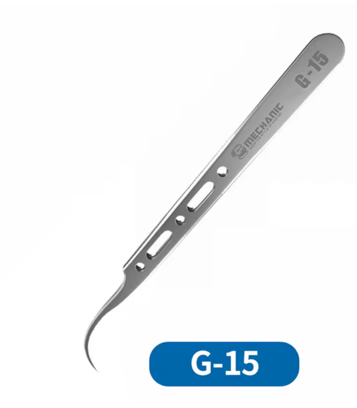 MECHANIC G-11 Straight Super Hard Anti-magnetic Tweezers for Repair PCB boards
