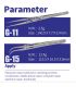 MECHANIC G-11 Straight Super Hard Anti-magnetic Tweezers for Repair PCB boards