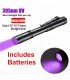 395nm UV Mini Black Pen Torch Light detect Detection Lamp curing repair