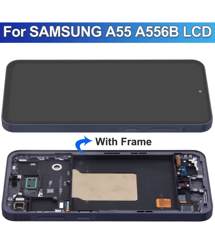 OLED LCD For Samsung Galaxy A55/A556 Display Touch Screen Digitizer With Frame
