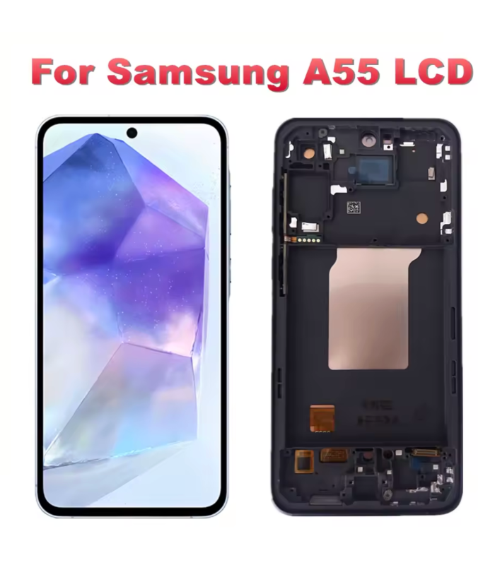 TFT LCD For Samsung Galaxy A55/A556 Display Touch Screen Digitizer With Frame
