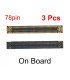 3 Pcs Samsung Galaxy A15 5G SM-A155F A156B LCD Charging FPC Connector On Board