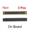 3 Pcs Samsung Galaxy A15 5G SM-A155F A156B LCD Charging FPC Connector On Board