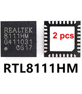 2 Pcs REALTEK RTL8111HM Chip IC component