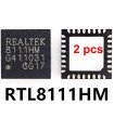 2 Pcs REALTEK RTL8111HM Chip IC component