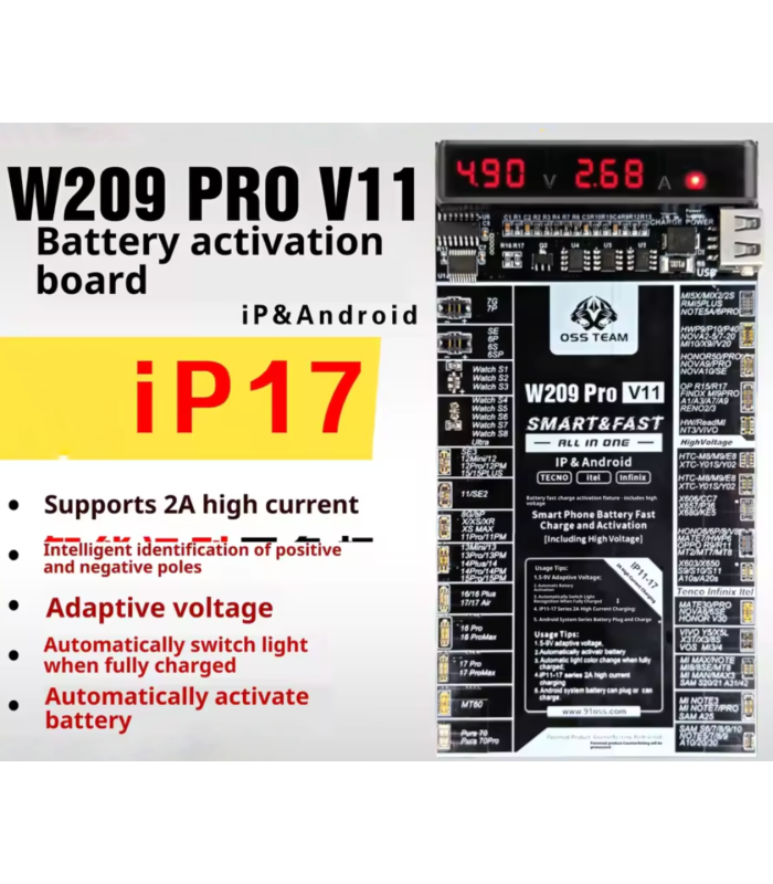Apple iPhone 6 to 17 activation fast Quick battery charger booster OSS W209