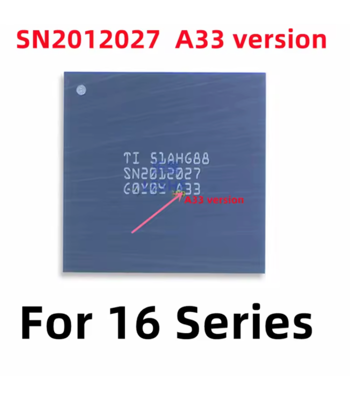 Apple iPhone 16 Series USB Tristar SN2012027 A33 U2 Charging IC