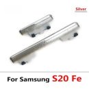 Samsung Galaxy S20FE Silver Replacement Side Power Volume Up Down Button Set
