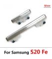 Samsung Galaxy S20FE Silver Replacement Side Power Volume Up Down Button Set