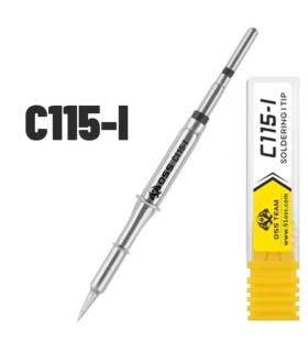 OSS Team C115-i soldering iron solder tip conical 0.3mm point JBC compatible