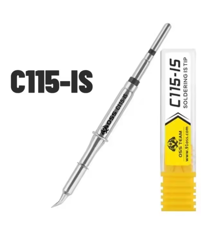 OSS Team C115-is soldering iron solder tip Conical bent point 0.3 JBC compatible