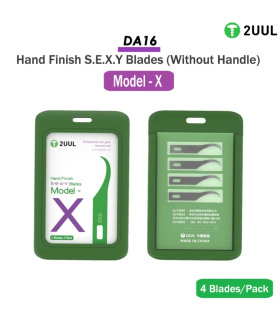 2UUL DA16 Precision Hand‑Finish Blades set – Model S (No Handle)