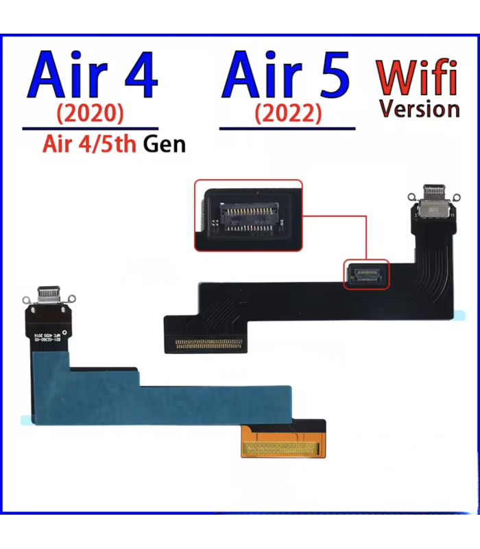 Charging Port Dock Connector Flex Cable iPad Air 5th Gen 2020 10.9 Wifi