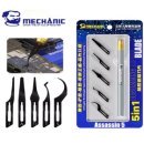Mechanic Assassin 5 Degumming Glue Removal Tool Blade set Handle IC CPU