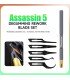 Mechanic Assassin 5 Degumming Glue Removal Tool Blade set Handle IC CPU
