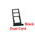 Motorola Moto G6 Replacement Dual Sim Card Tray Black
