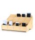 60 Mobile Phone Storage Box Compartment Holder Shop Store Display Ply wood