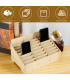60 Mobile Phone Storage Box Compartment Holder Shop Store Display Ply wood