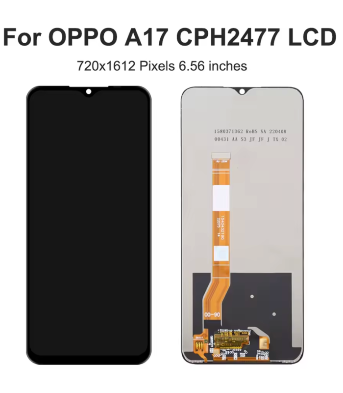 OPPO A17 A17K CPH2477 LCD Display Touch touchpad Screen Digitizer Glass