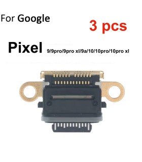 3pcs Google Pixel 9 9A pro xl 10 10 pro 10 pro xl Charging Port connector