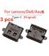 3pcs Lenovo Dell Asus T480 T580 L480 L580 L590 L490 El48 El580 Charging Port USB