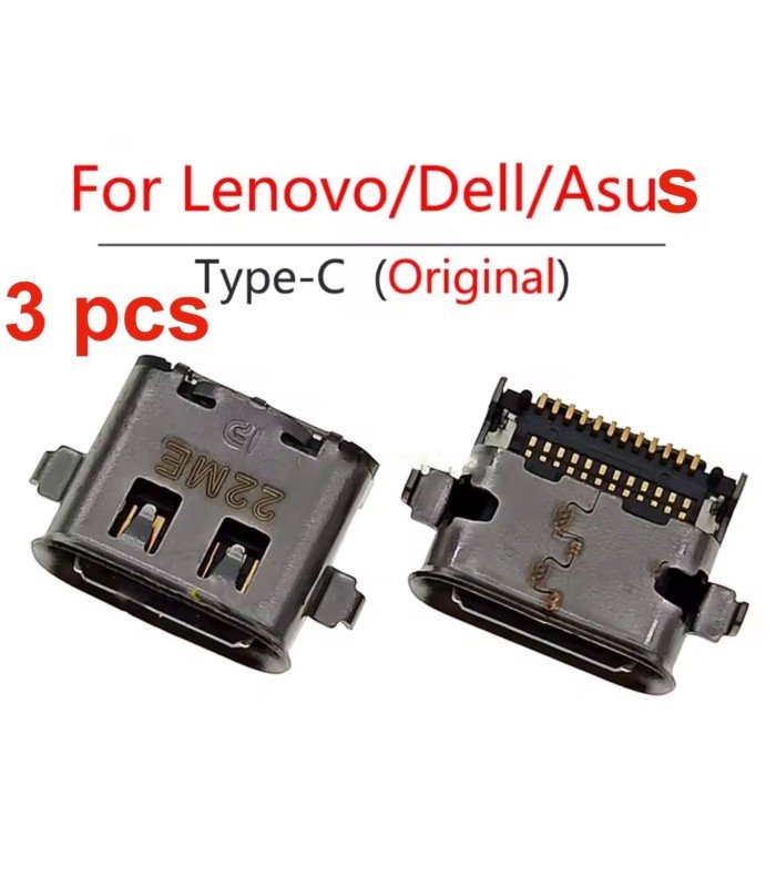 3pcs Lenovo Dell Asus T480 T580 L480 L580 L590 L490 El48 El580 Charging Port USB