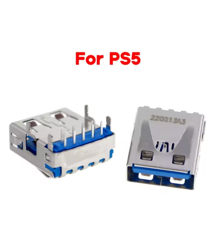 3 pcs Sony PlayStation PS5 USB 3.0 Charging Port Socket Connector Replacement