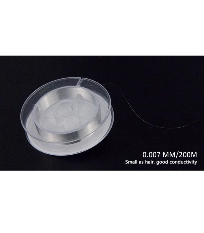 SUNSHINE 0.007mm uninsulated Copper Jump FlyLine Wire For Motherboard Repair