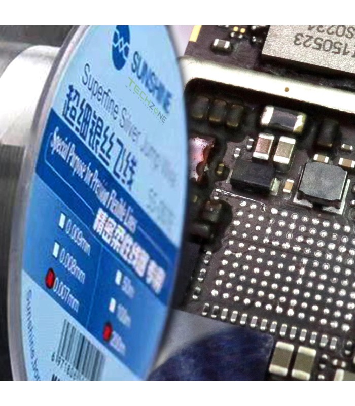 SUNSHINE 0.009mm uninsulated Copper Jump FlyLine Wire iPhone Motherboard Repair