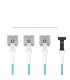 Wylie Replacement Power Supply Cable & Boot Cords For iPad Models