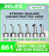 Set of Heat Nozzle Replacement for Quick 861 DW 861DW Rework Station 6 Pieces