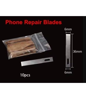 2pack 10-Blade  Aluminium Alloy Phone Back Cover Glass Remover Mobile Repair Tool
