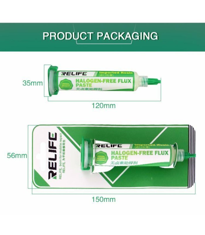 RELIFE RL-422-IM Halogen free Flux Paste（LEAD-FREE) for Chips Phone BGA SMD PCB
