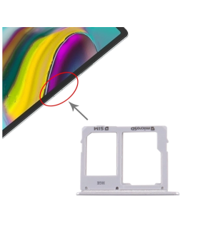 Samsung Galaxy Tab S5e SM-T720 T725 Simcard Sim Sd Card Holder tray Grey GH98