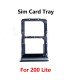 Honor 200 Lite Replacement Sim Tray Holder Slot ( Black )  LLY-LX1 LX2 LX3