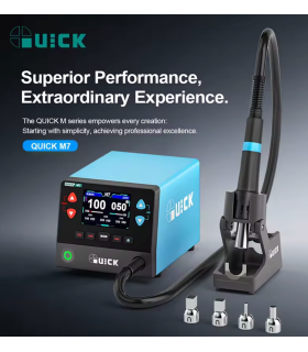 QUICK M7 220-240v 1000W Intelligent Lead-free Soldering Station 9-channel