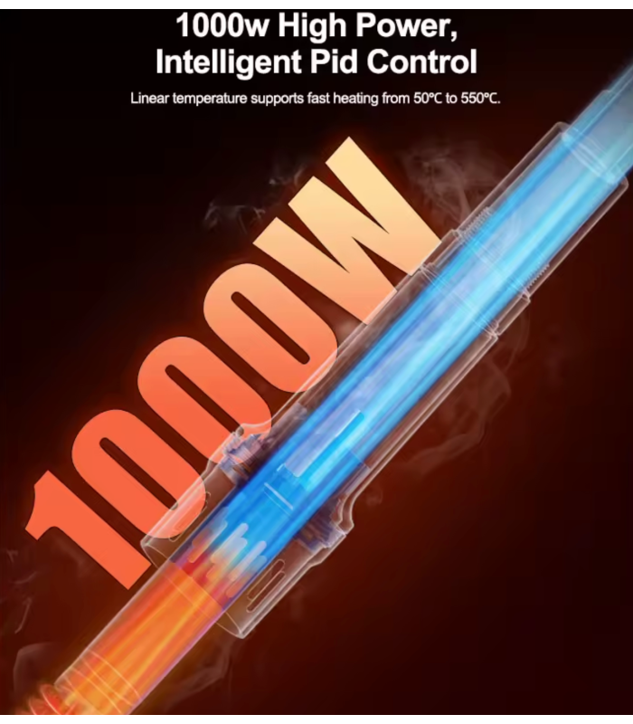 QUICK M7 220-240v 1000W Intelligent Lead-free Soldering Station 9-channel