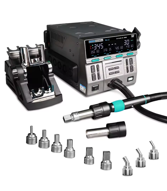 SUGON 8650Pro 1300W Hot Air Rework Station SMD Welding solder Curve Mode