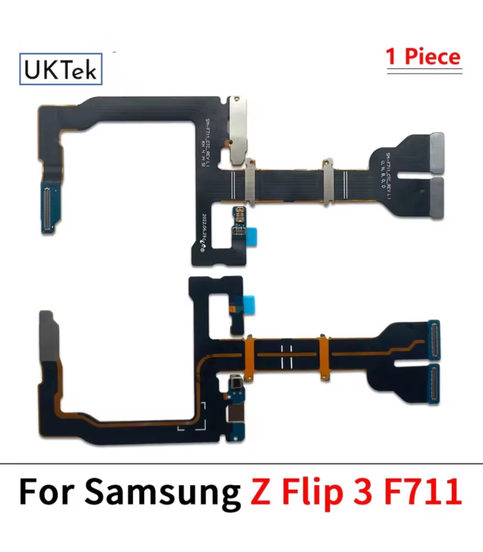 Samsung Z Flip 3 F711 Display Main Flex Ribbon Connector spin axes Cable - NEW