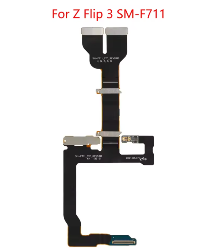 Samsung Z Flip 3 F711 Display Main Flex Ribbon Connector spin axes Cable - NEW