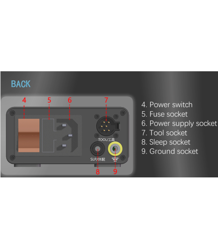 GEEBOON 240W TC22 soldering solder station T245 kit with Chisel tip and stand