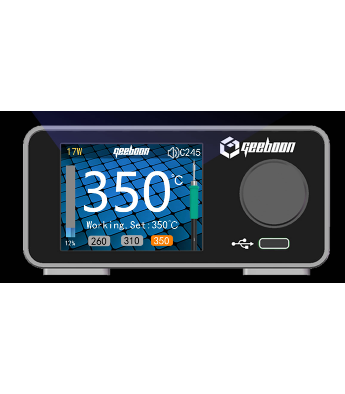 GEEBOON 240W TC22 soldering solder station C115 kit with Chisel tip and stand