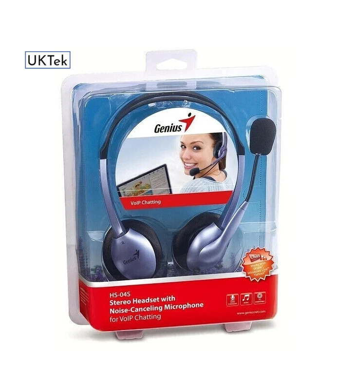 40Pcs JOB LOT Genius HS04S Headset With Noise-Cancelling Microphone Call Centre