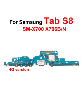 Samsung Galaxy Tab S8 X700 X706 Charger Charging Port USB Board 4G version