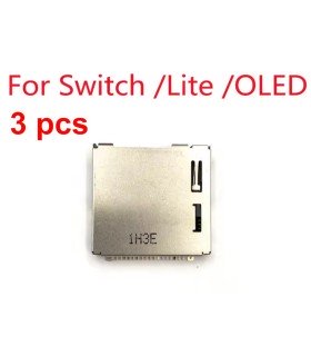 3pcs Nintendo DS Lite NDSL Replacement Game Cartridge Slot 1 Card Reader Socket