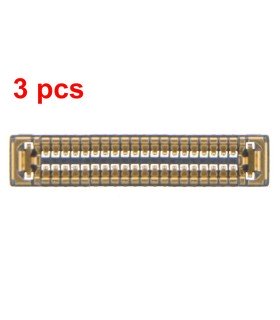 3 pcs Samsung A36 A56 LCD Display Screen FPC Connector on Board