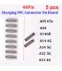 5pcs Samsung A05 A04 A14 A22 A21 Charging FPC Connector On Main Board 40 pins
