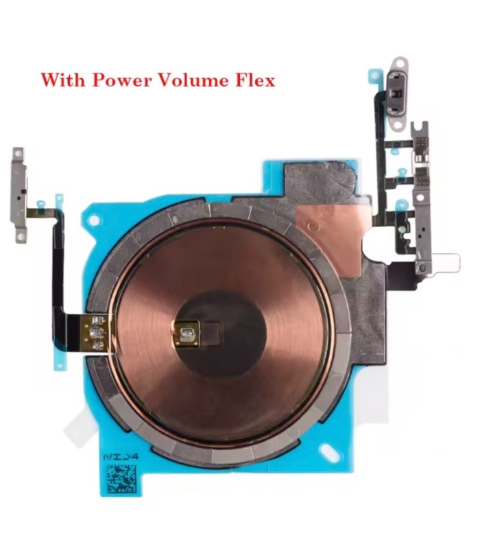 Apple iPhone 12 Replacement Wireless NFC Charging with Volume Flex cable
