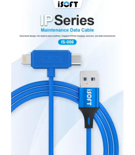 Restore Cable For iPhone 8Pin Type-C Double Head iSoft IS-006 For Repair Service