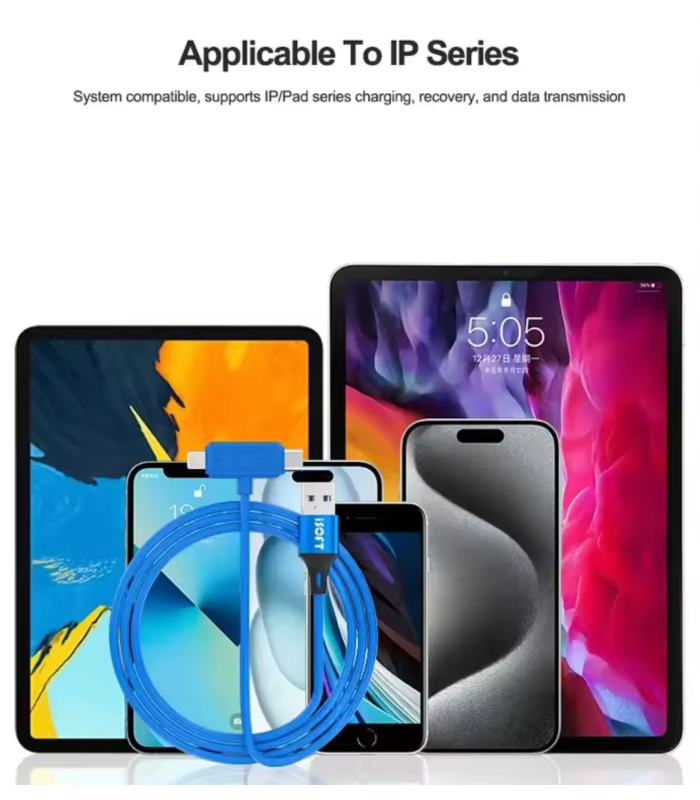 Restore Cable For iPhone 8Pin Type-C Double Head iSoft IS-006 For Repair Service